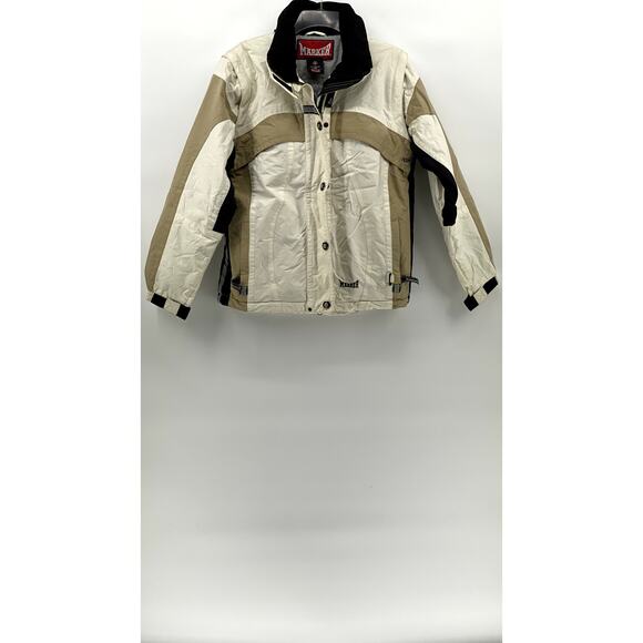 MARKER Women's Vintage White-Tan Salt Lake 2002 Olympics Winter Jacket SZ 6 - Picture 1 of 14